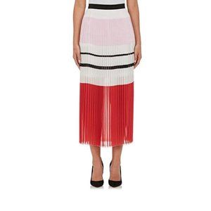 N / NICHOLAS Color Block Pleated Skirt Size 0